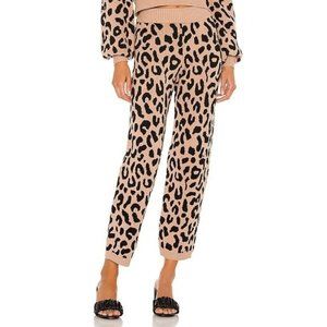 House of Harlow x Revolve Devin Pants Leopard Jogger Size XS